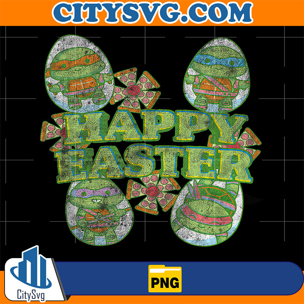 Teenage-Mutant-Ninja-Turtles-Happy-Easter-Turtle-Eggs-Png