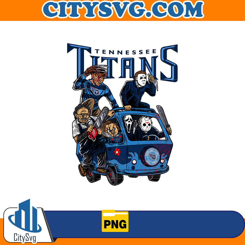 Tennessee American Football Horror Killer Team Halloween Png CitySvg