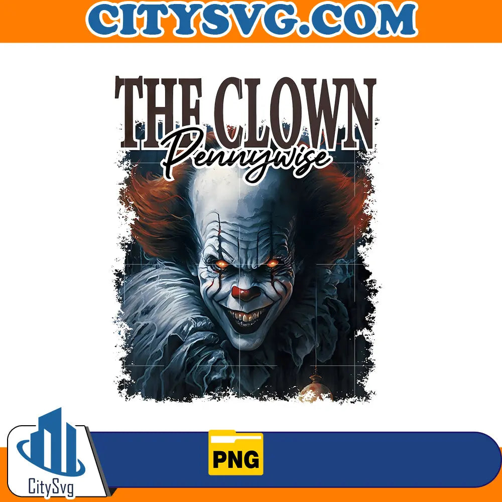 The Clown Pennywise png CitySvg