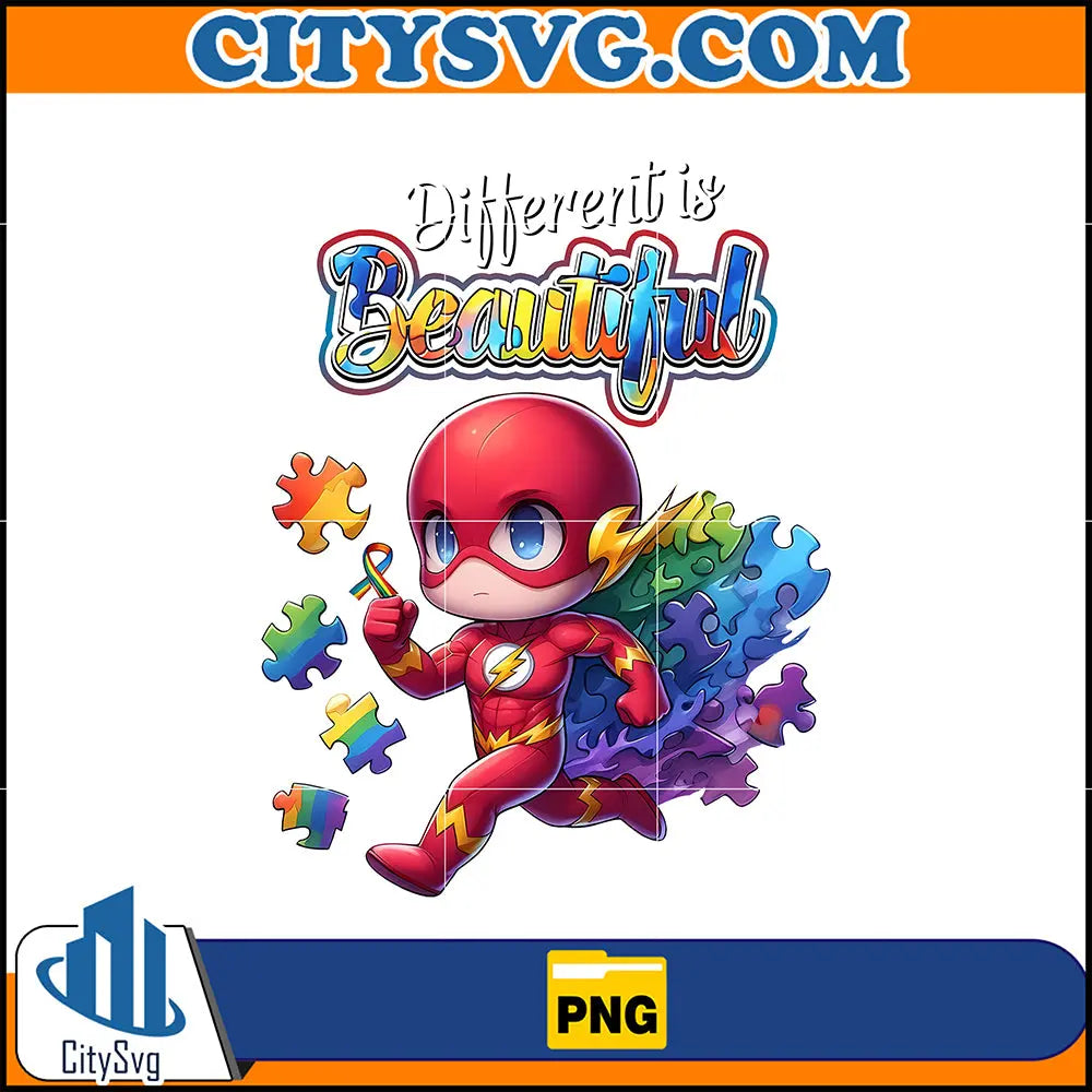TheFlasDifferentIsBeautifulPng