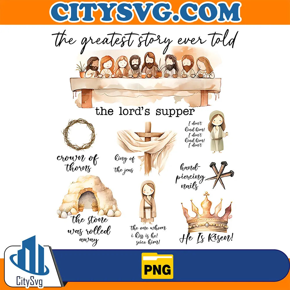 TheGreatestStoryEverToldTheLordsSupperChristianJesusPng