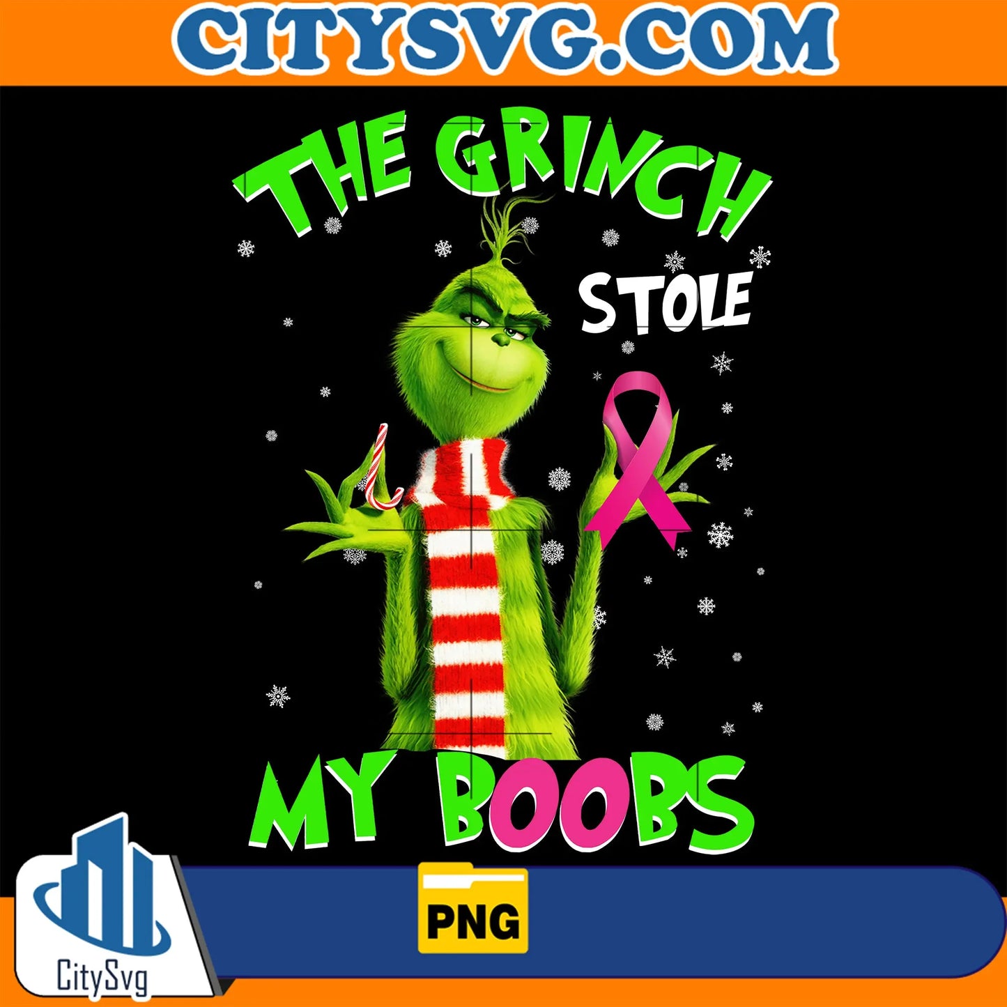 TheGrinchStoleMyBoobsChristmasPng