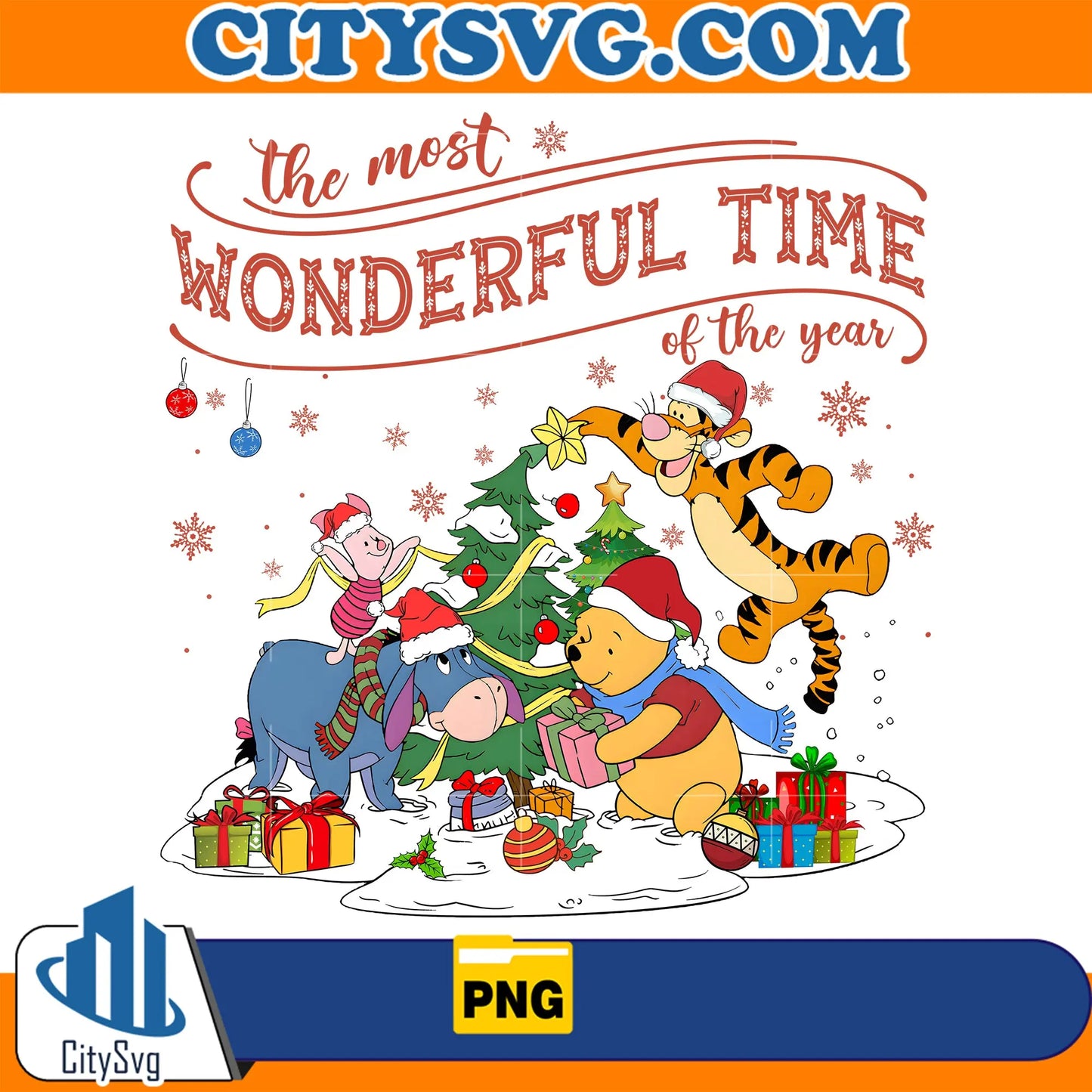 TheMostWonderfulTimeWinnieThePoohChristmasPng