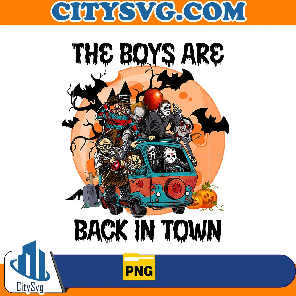 The boys are back in town Png CitySvg