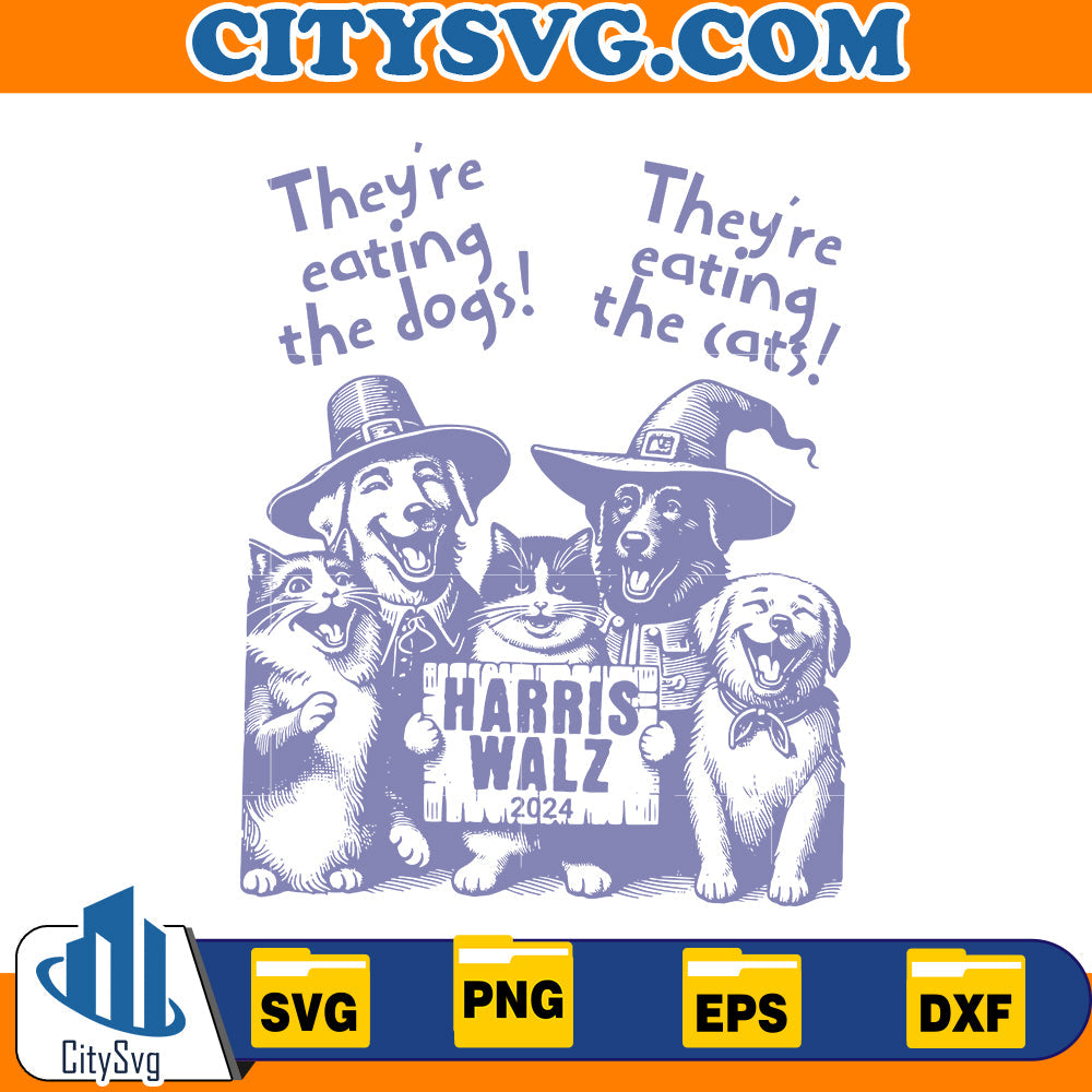 They're eating the dogs! debate Svg CitySvg