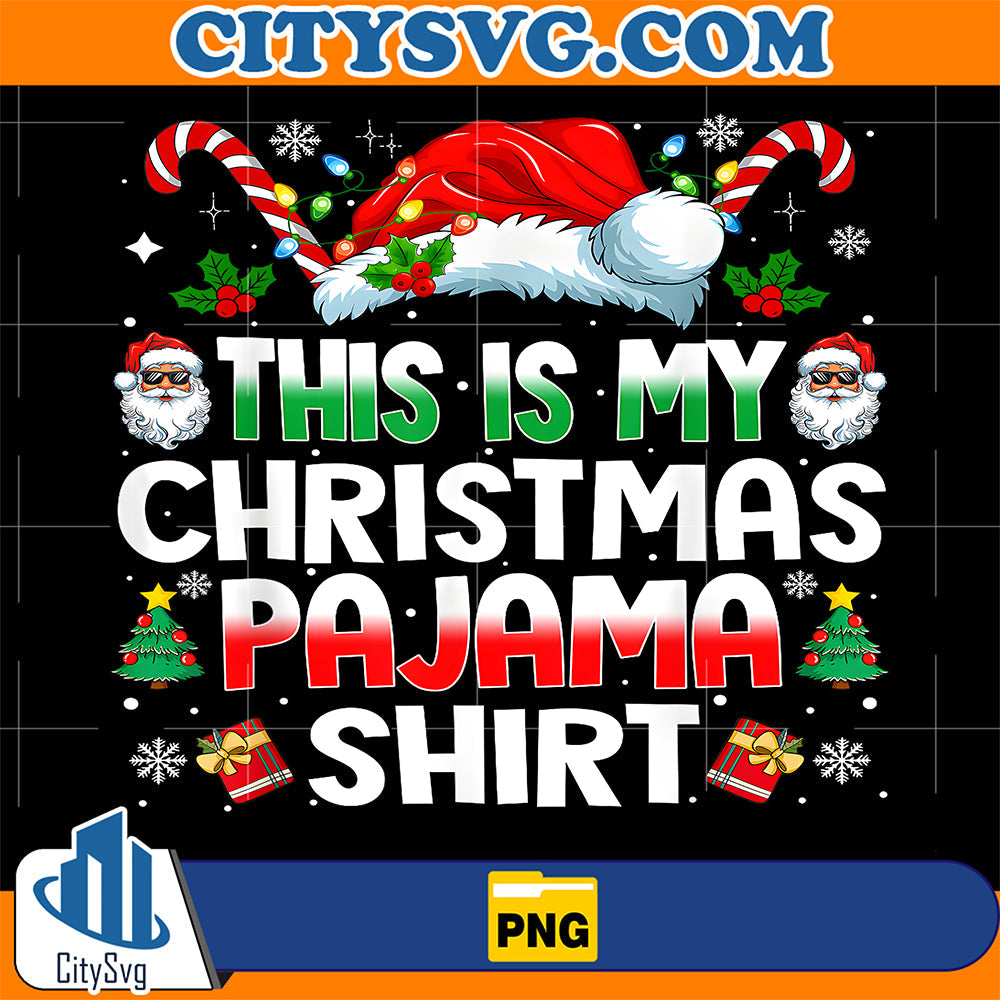 This-Is-My-Christmas-Pajama-Shirt-Xmas-Png