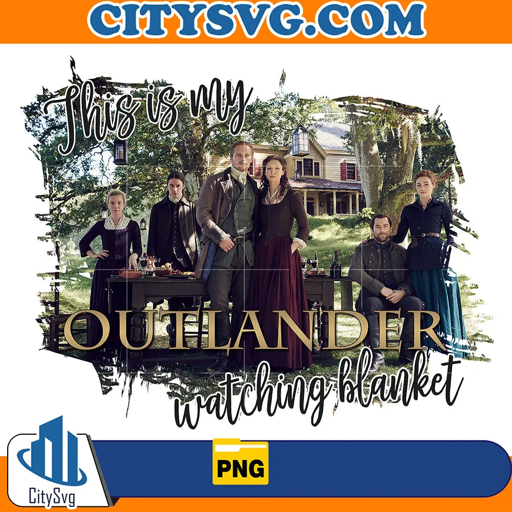 ThisIsMyOutlanderWatchingBlanketPlainPng