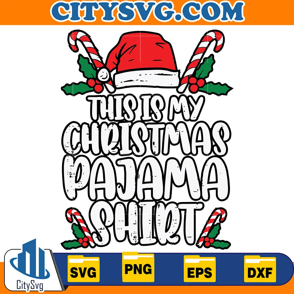 ThisismyChristmasPajamaShirtSvg
