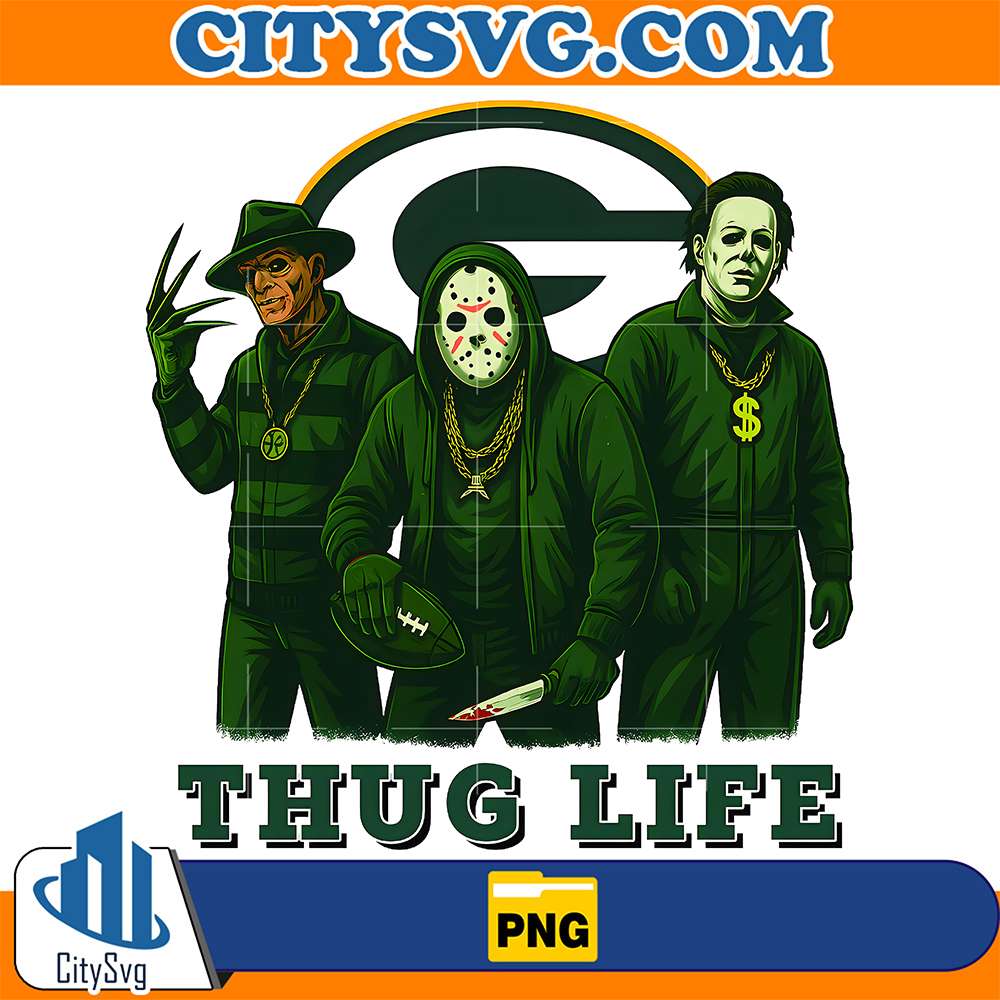 Thug-Life-Horror-Movies-Green-Bay-Packers-Png-1