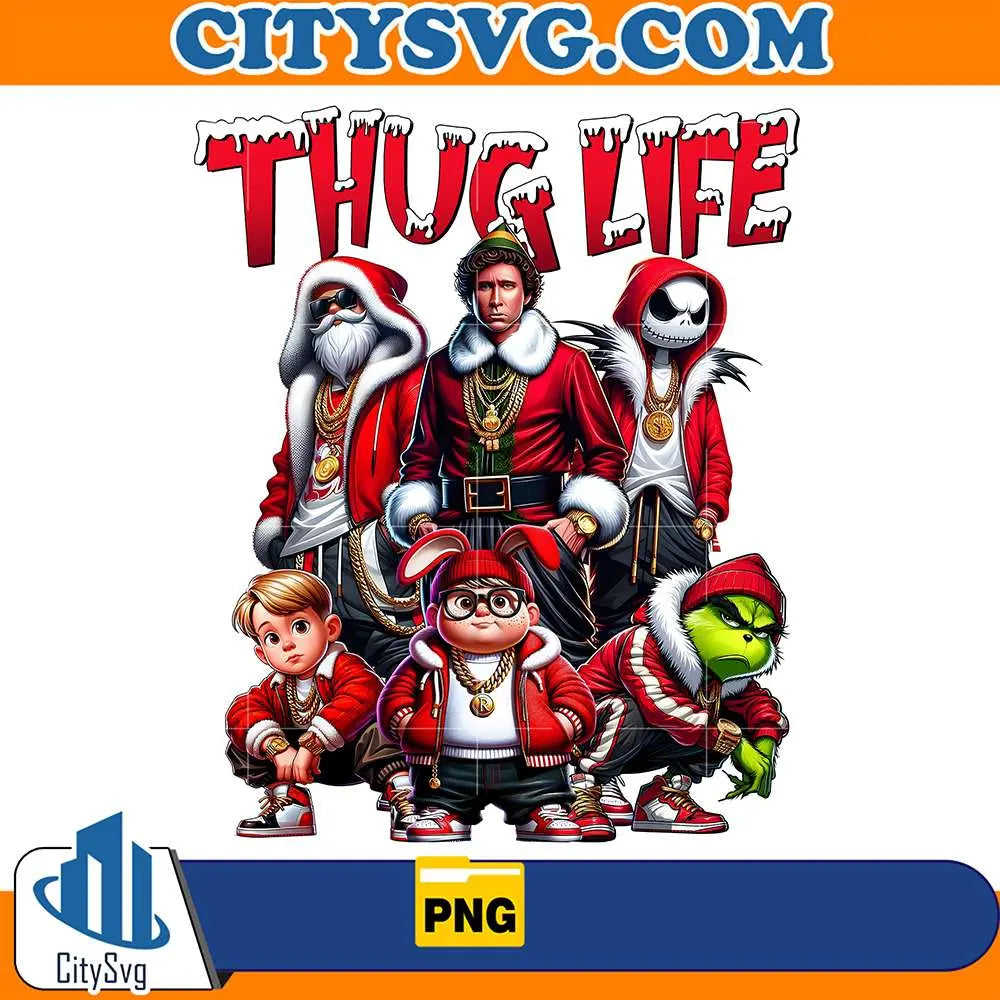 ThugLifeMovieFriendsChristmasPng