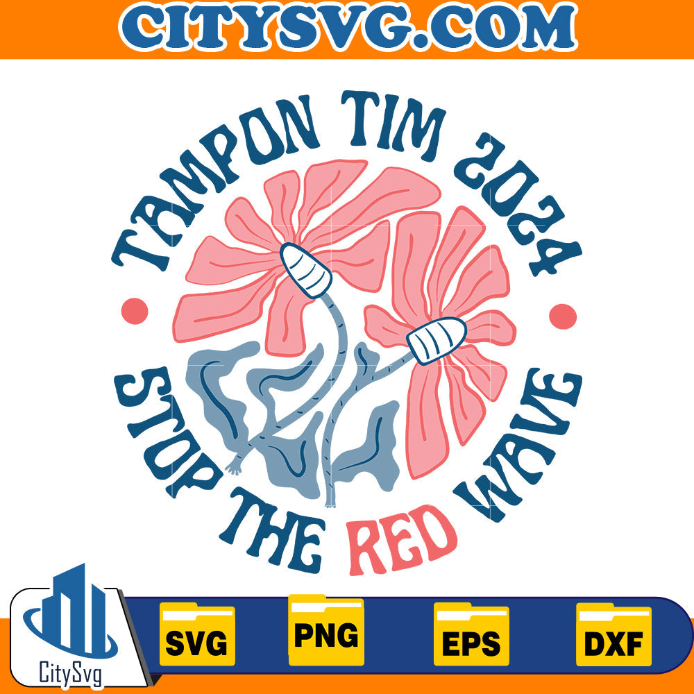 Tim Walz Tampon Svg CitySvg