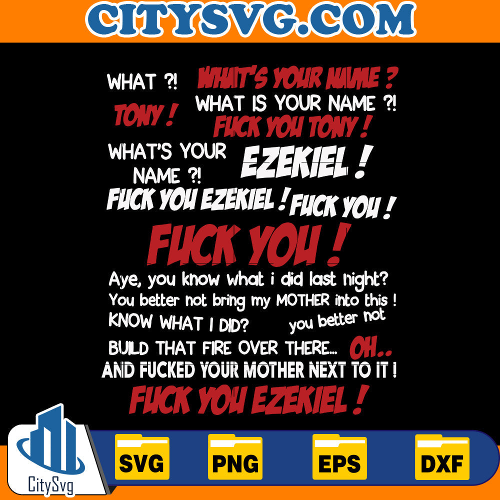 Tony and Ezekiel Svg CitySvg