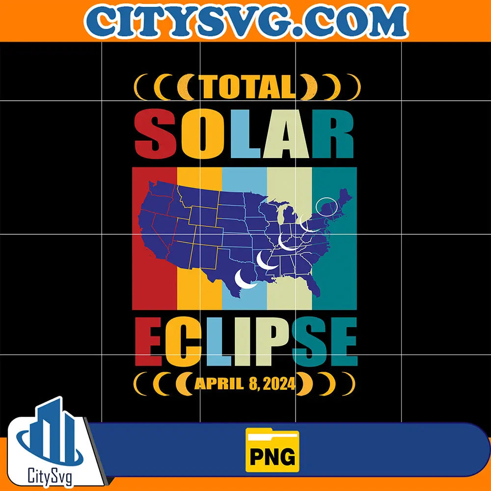 TotalSolarEclipsePng_AmericaGuitarTotalityApril8th_TwiceInALifetimeEclipseSolar