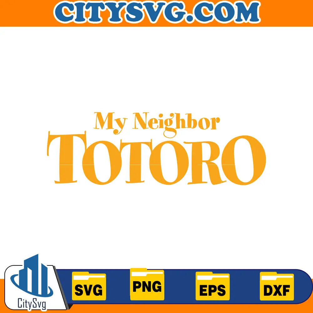 My neighbor totoro svg CitySvg