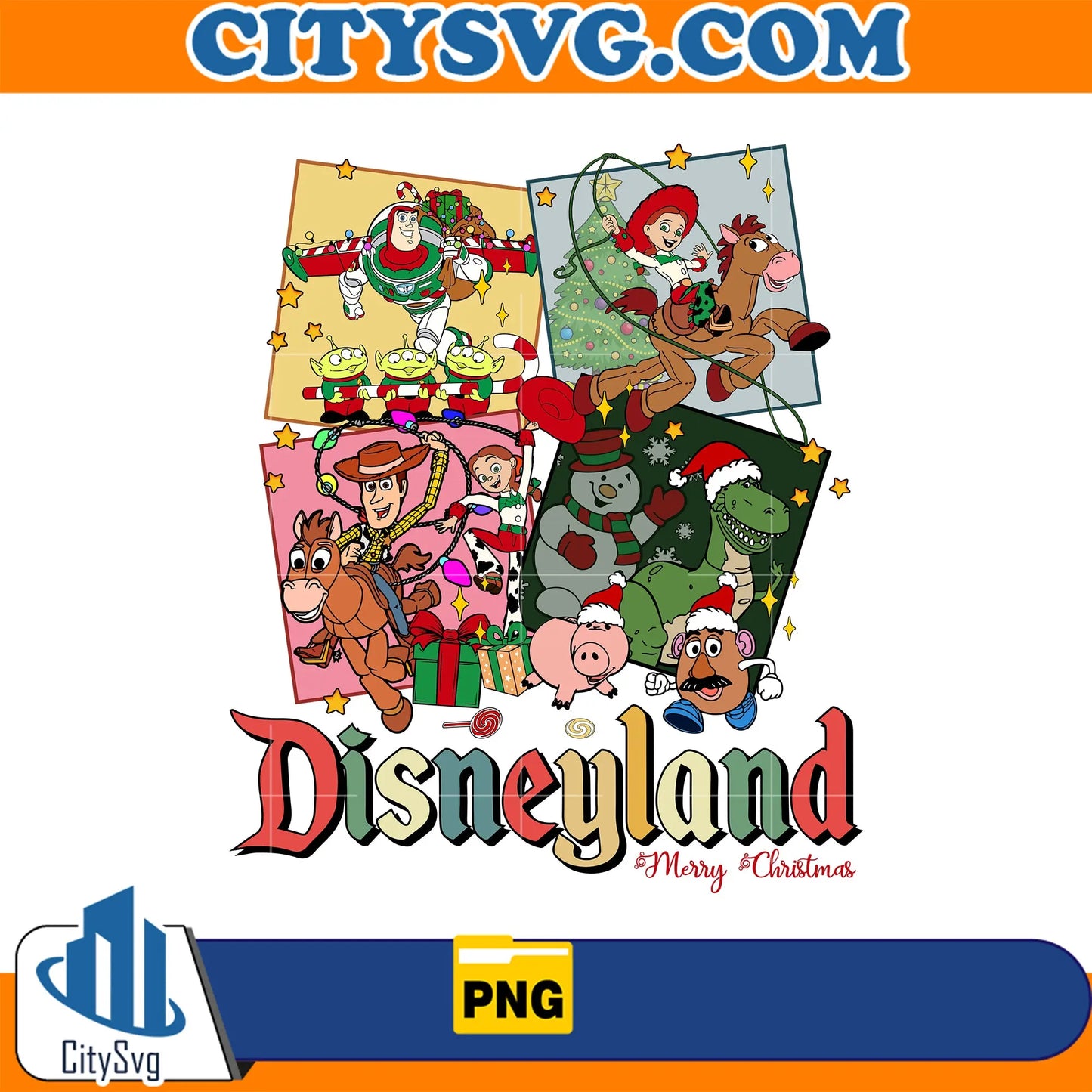 ToyStoryDisneylandMerryChristmasPng
