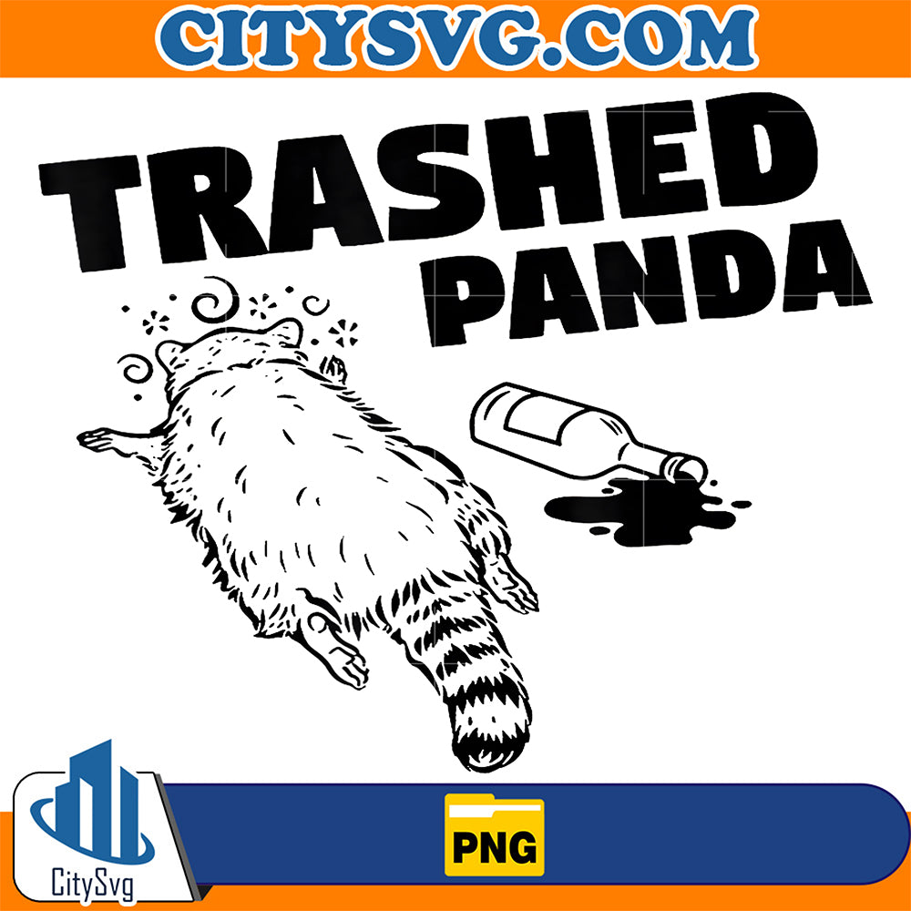 Trashed-Panda-Racoon-Gets-Drunk-Png
