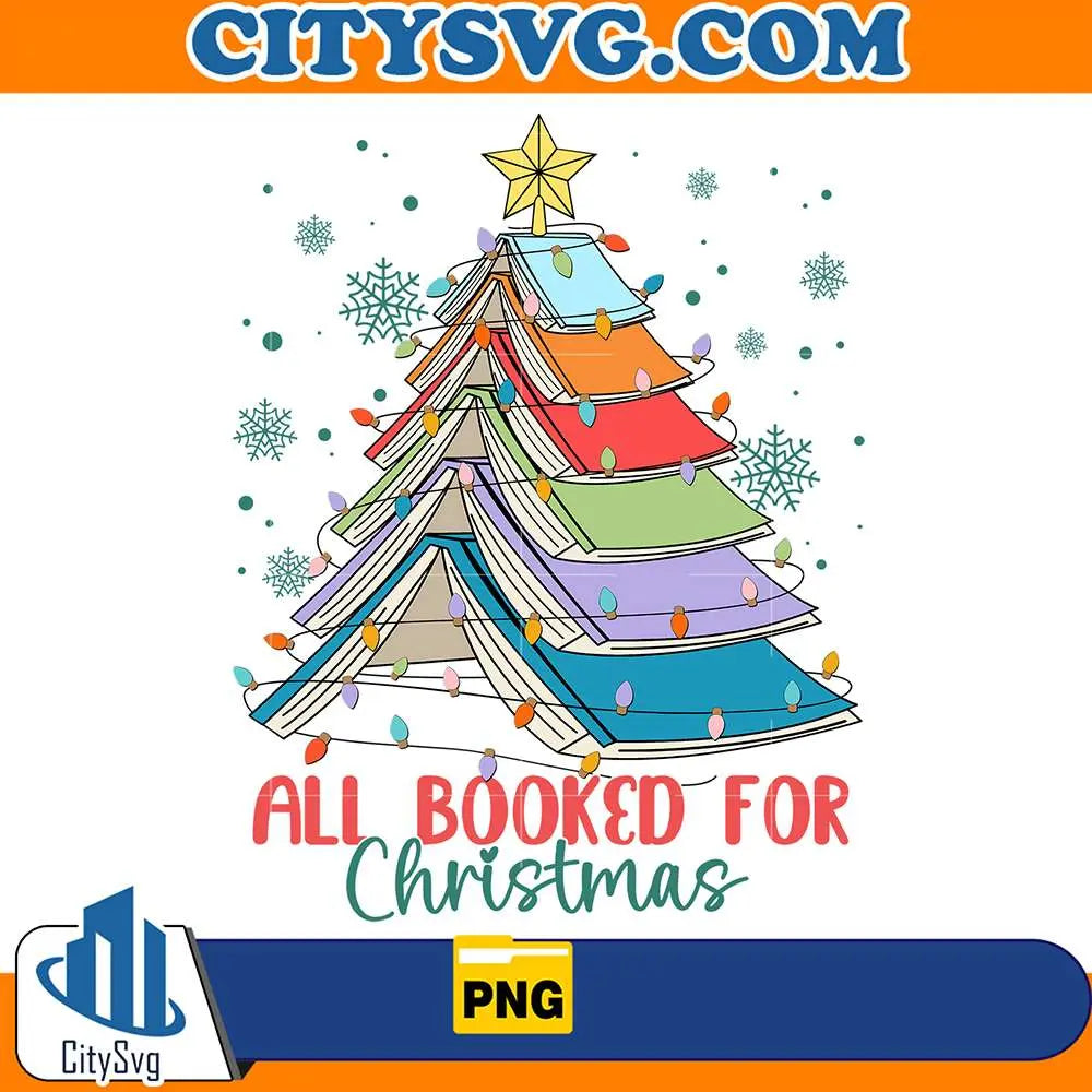 TreeAllBookedForChristmasBookPng_4