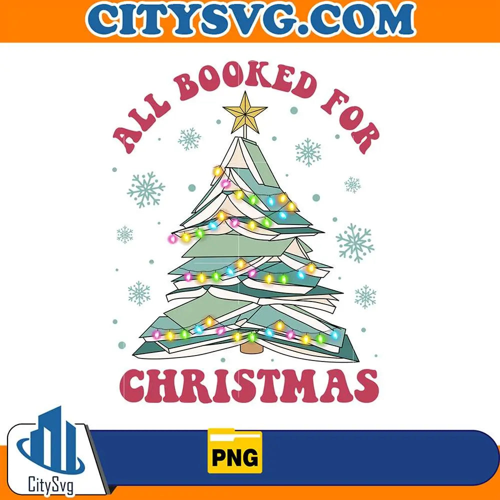 TreeAllBookedForChristmasBookPng_5