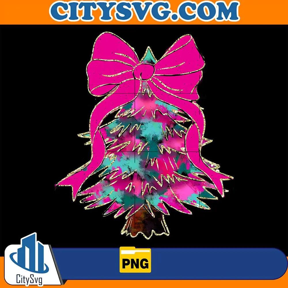 TreeCoquetteColorfulGlitterChristmasPng_5
