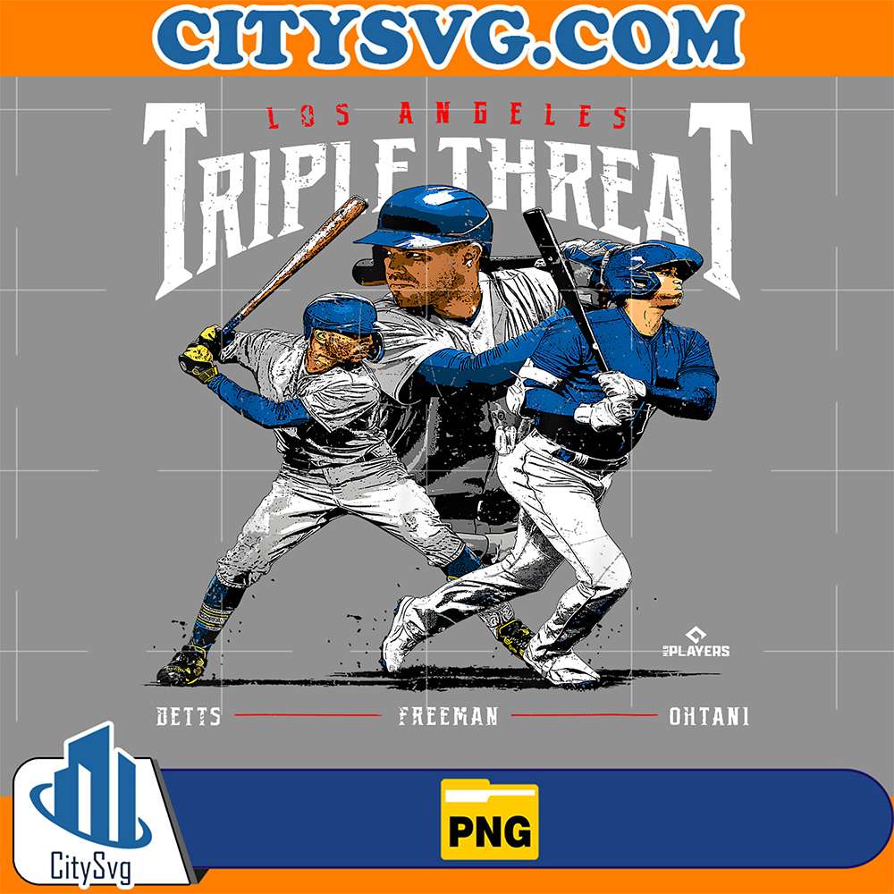 Triple-Threat-Ohtani-Betts-Freeman-Los-Angeles-MLB-Png