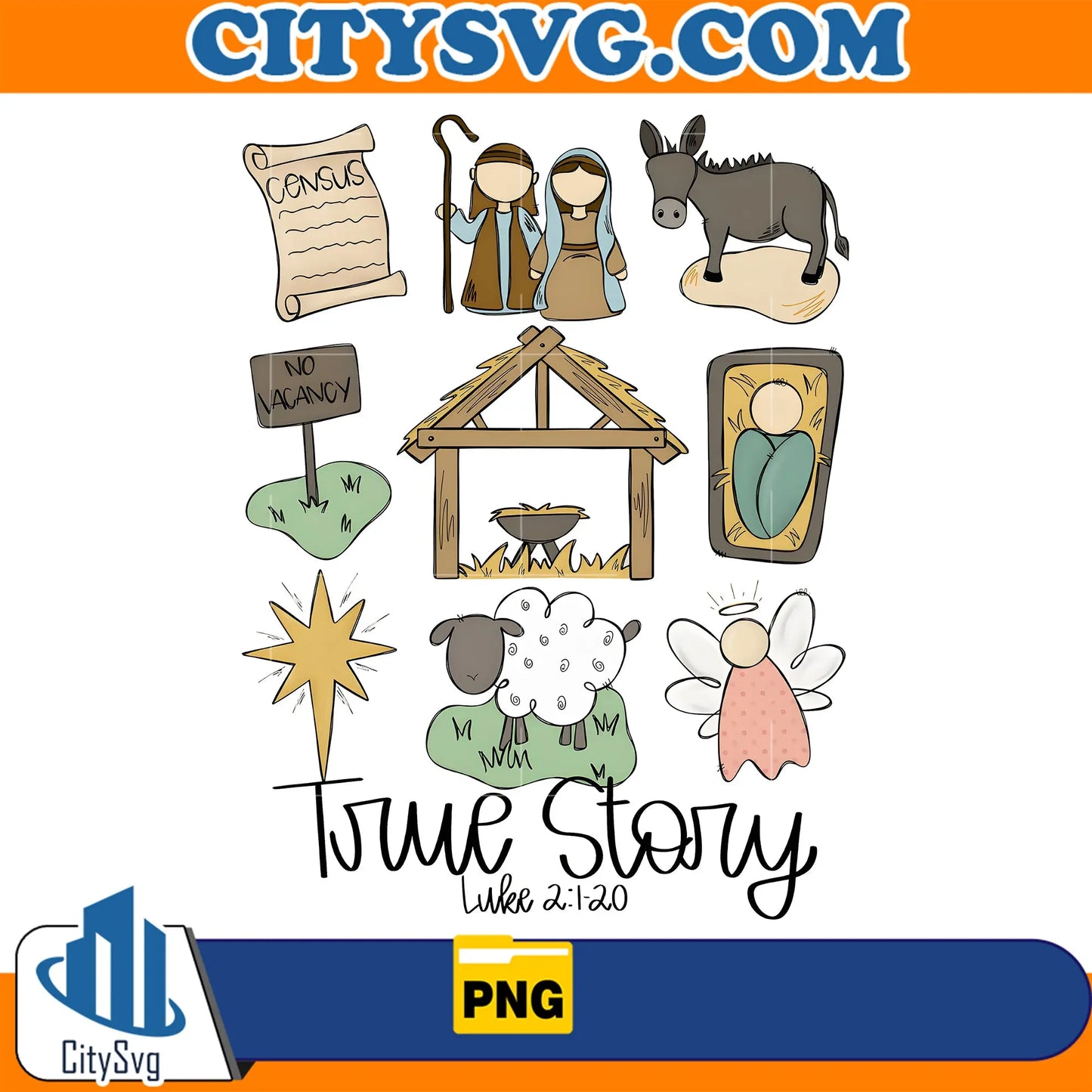 TrueStoryChristmasJesusPng