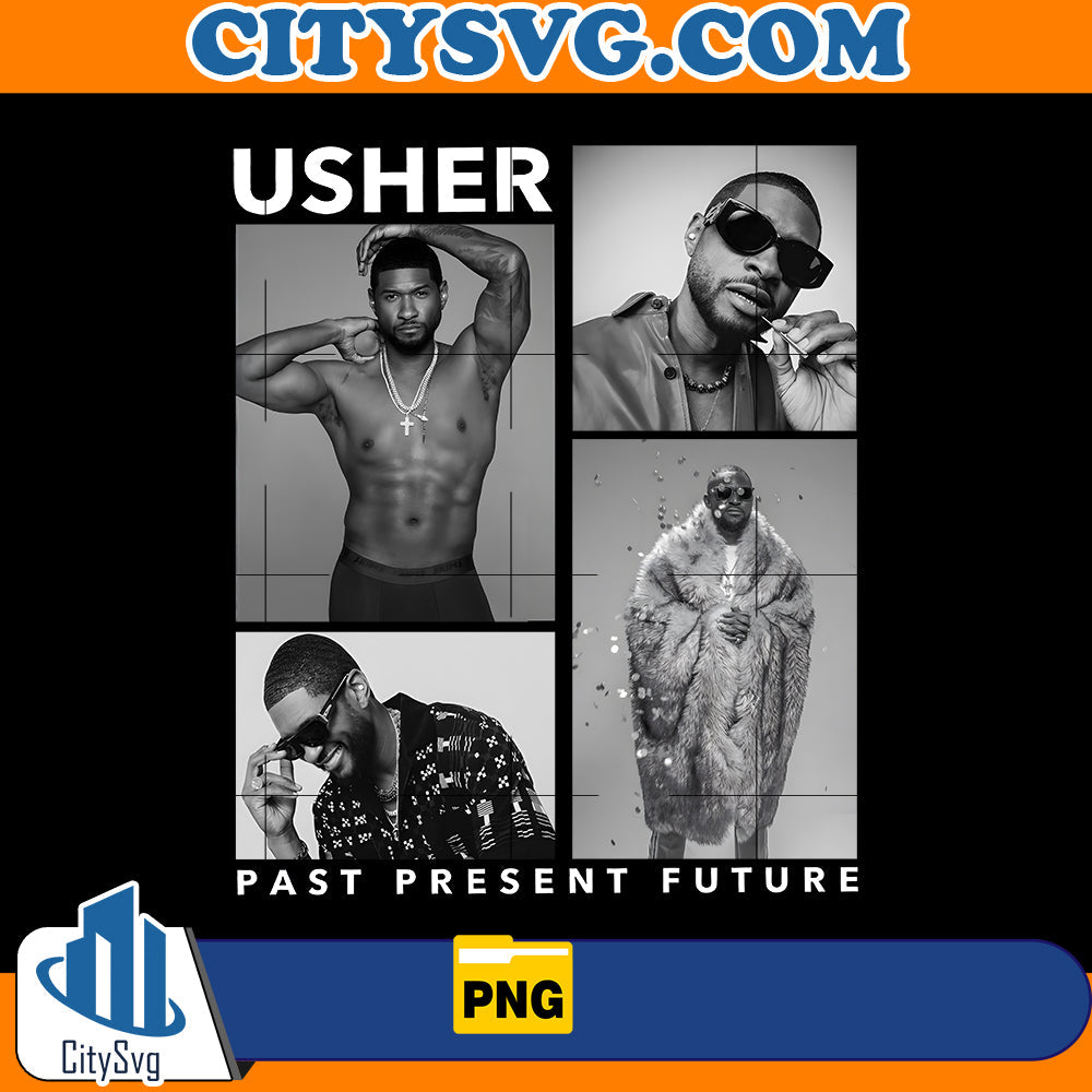 Usher Past Present Future World Tour Png CitySvg