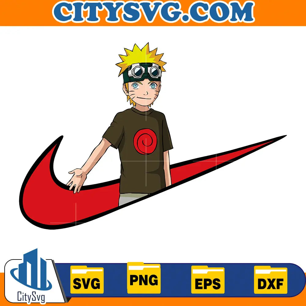 Uzumaki Naruto Ni ke Svg, Digital Download CitySvg