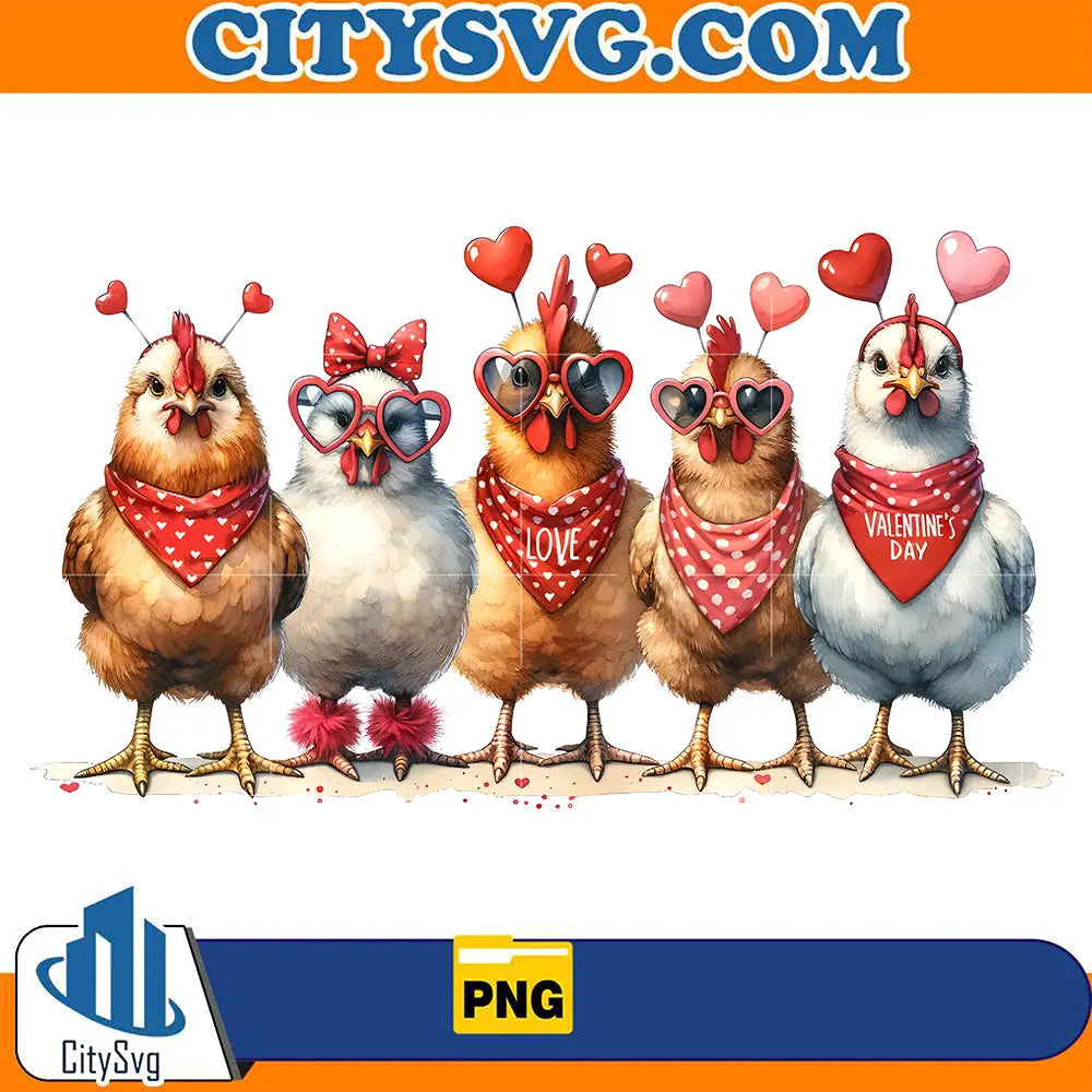 ValentinesDayFarmChickensPng