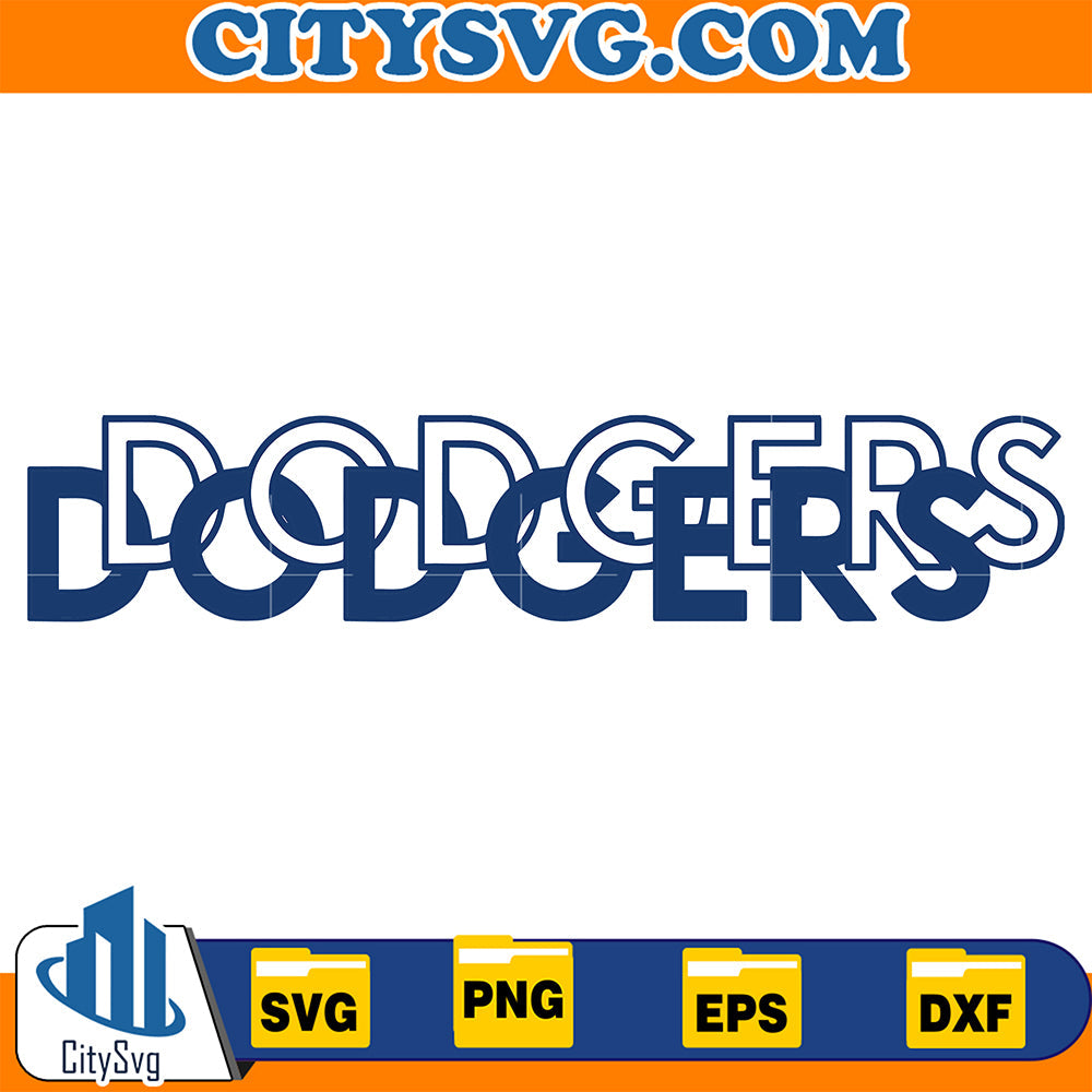 Los Angeles Dodgers Svg CitySvg