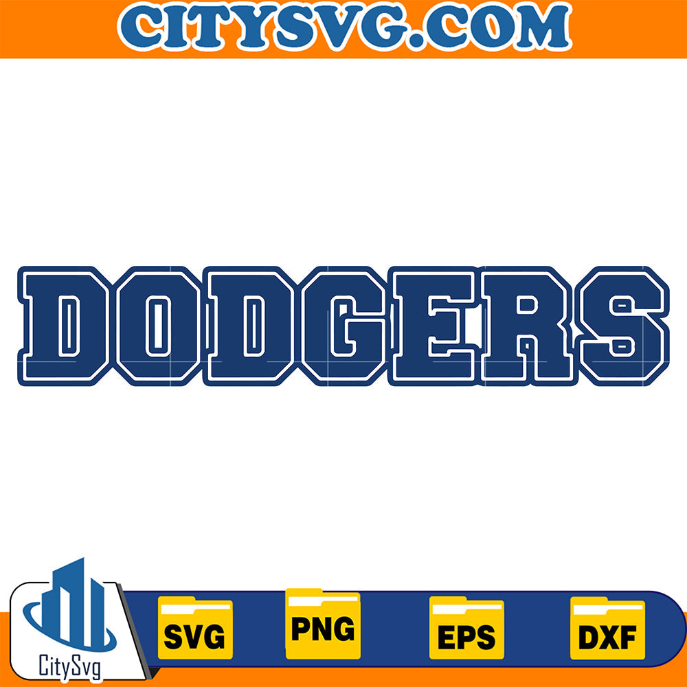 Los Angeles Dodgers Svg CitySvg