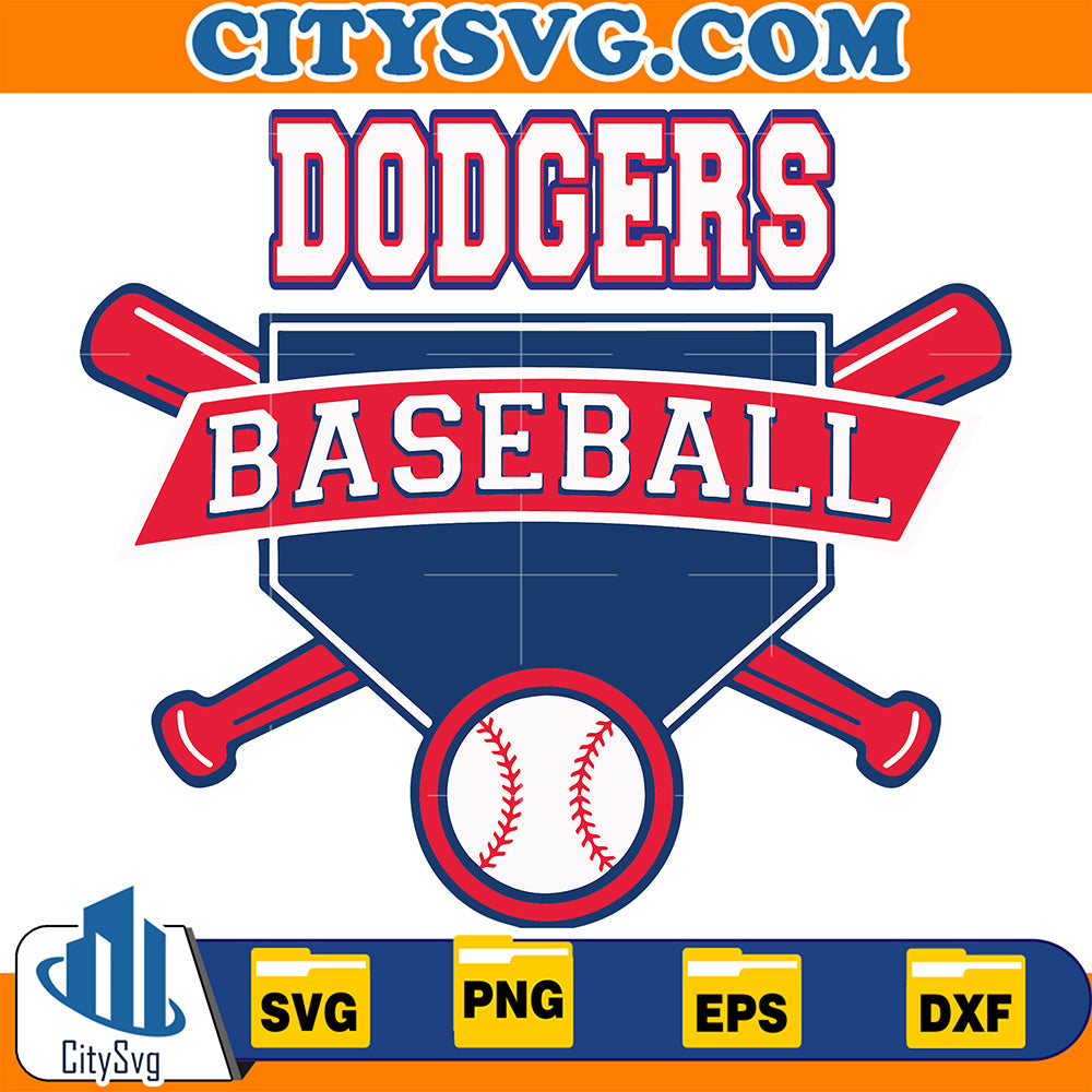 Los Angeles Dodgers Svg CitySvg