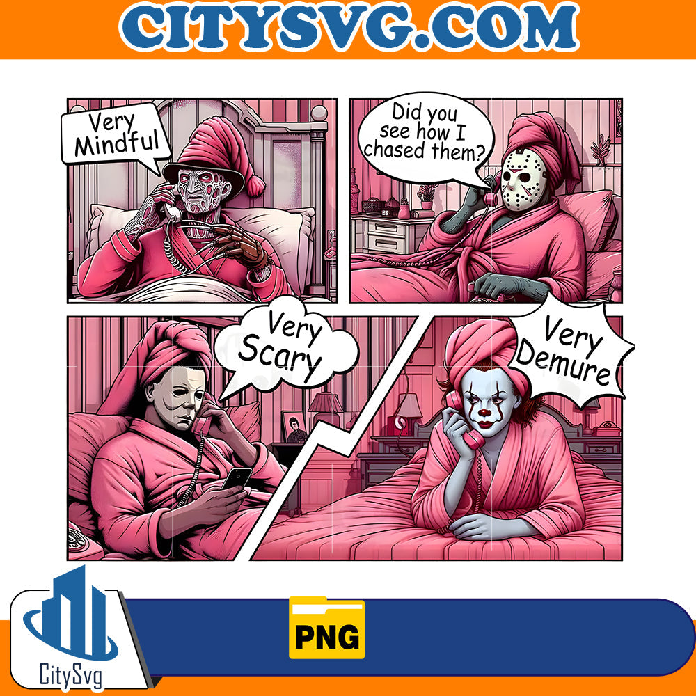 Very Mindful Pink Horror Movies Png CitySvg