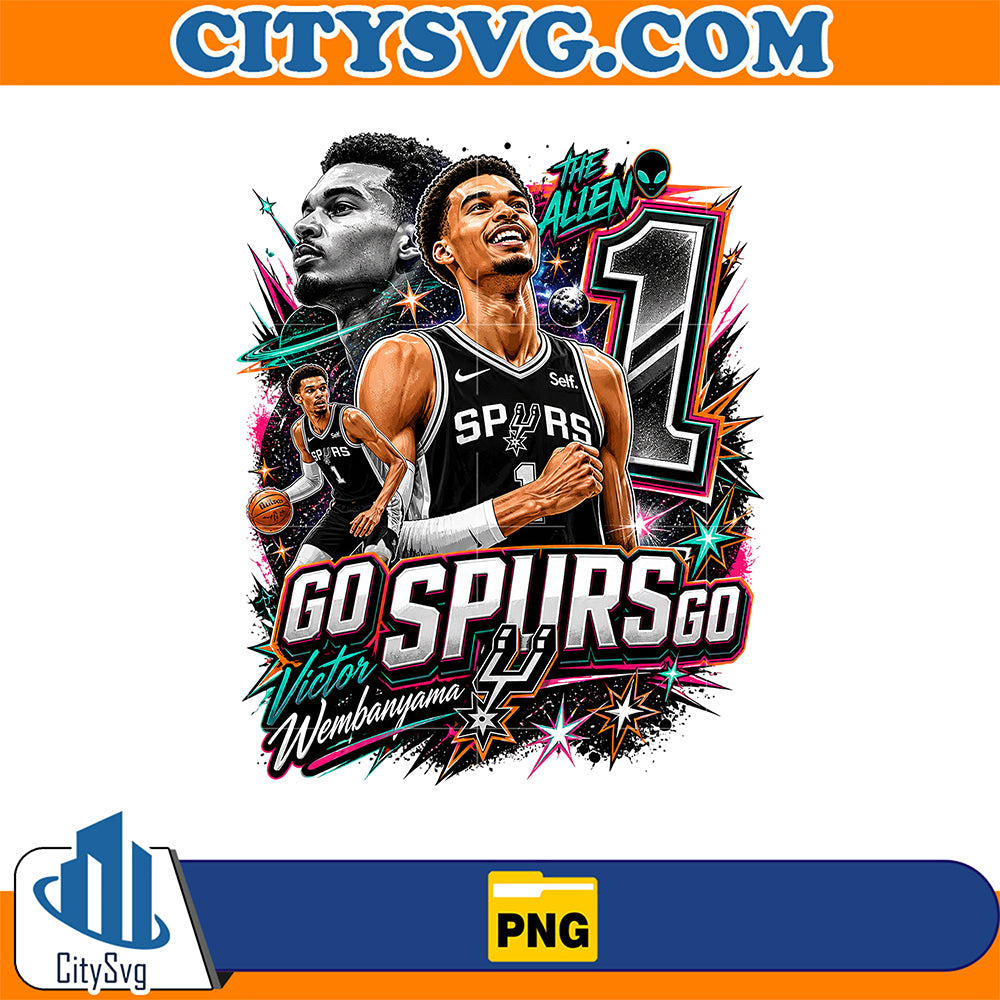 Victor-Wembanyama-The-Alien-Go-Spurs-Go-Png
