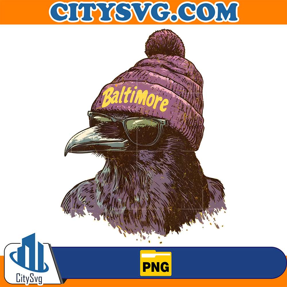 Vintage-Baltimore-Football-Png