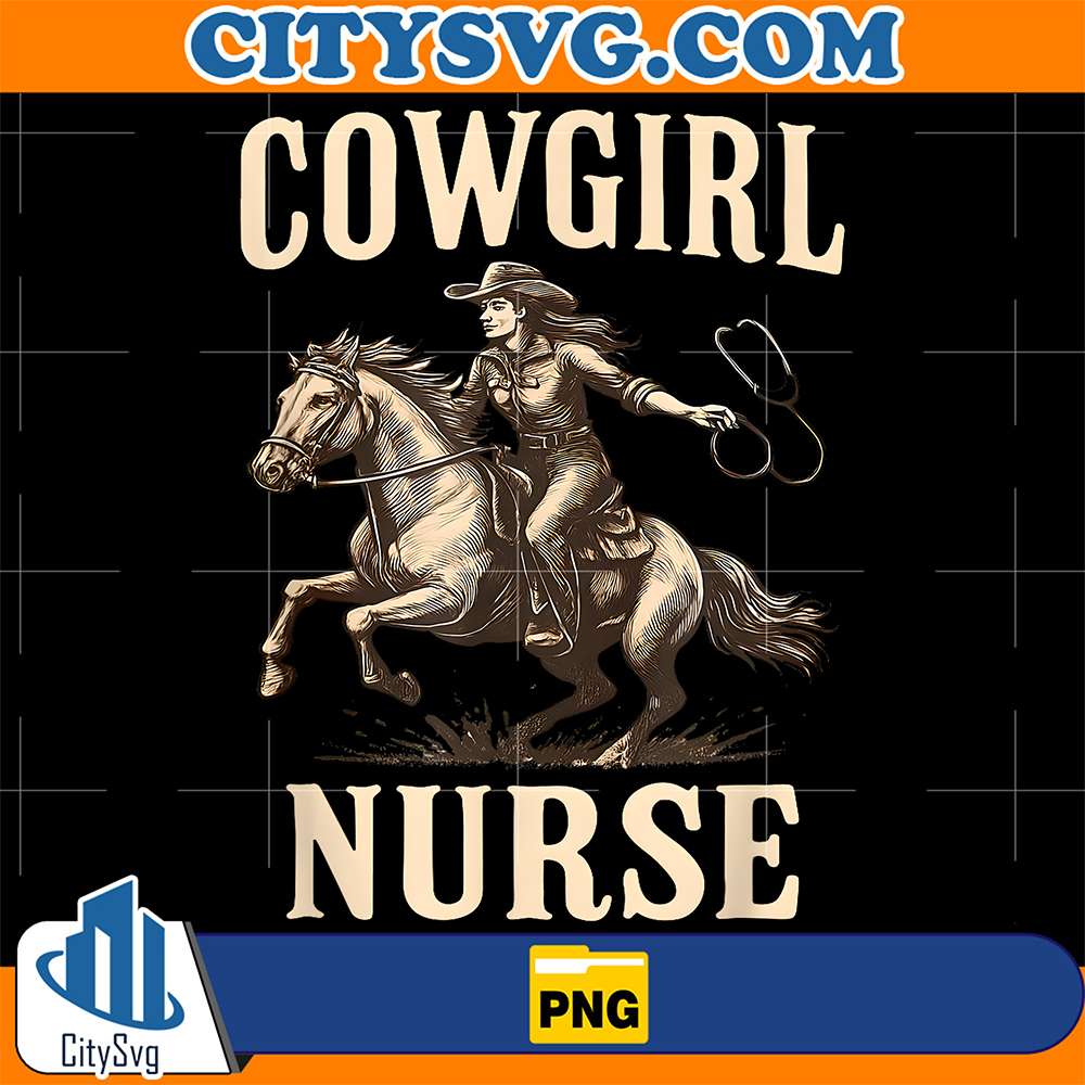 Vintage-Cowgirl-Nurse-Western-Rodeo-Nursing-School-Png