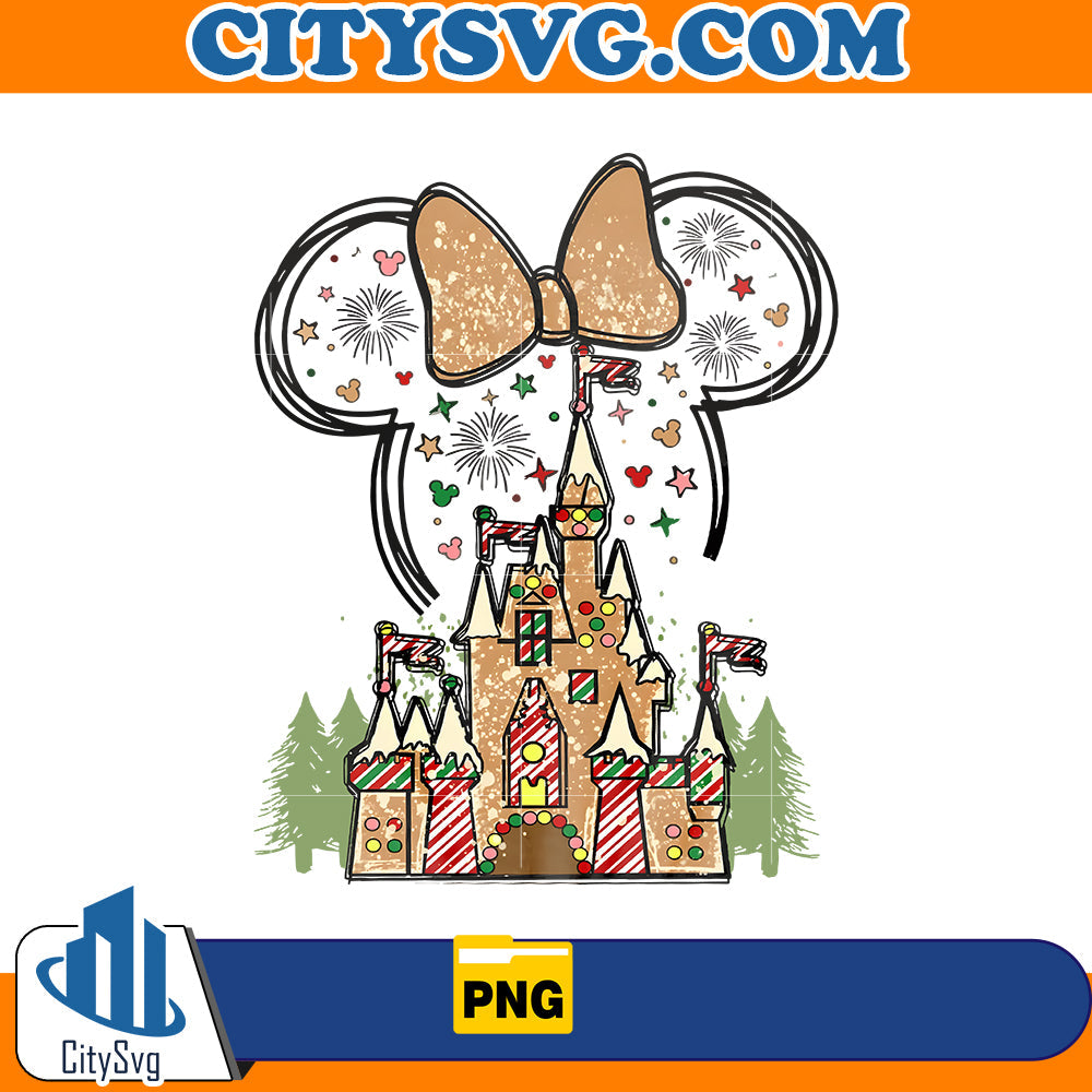 Vintage Disney Gingerbread Castle Png CitySvg
