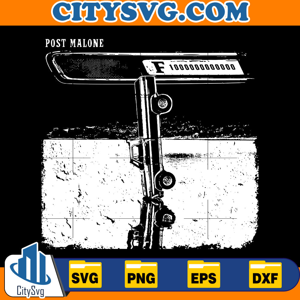 Vintage Post Malone Svg CitySvg