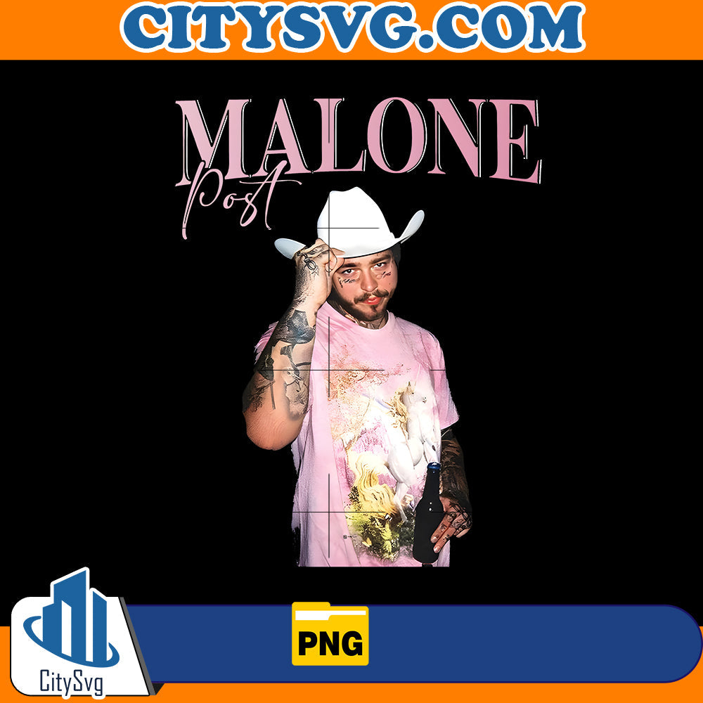 Vintage Post Malone Png CitySvg