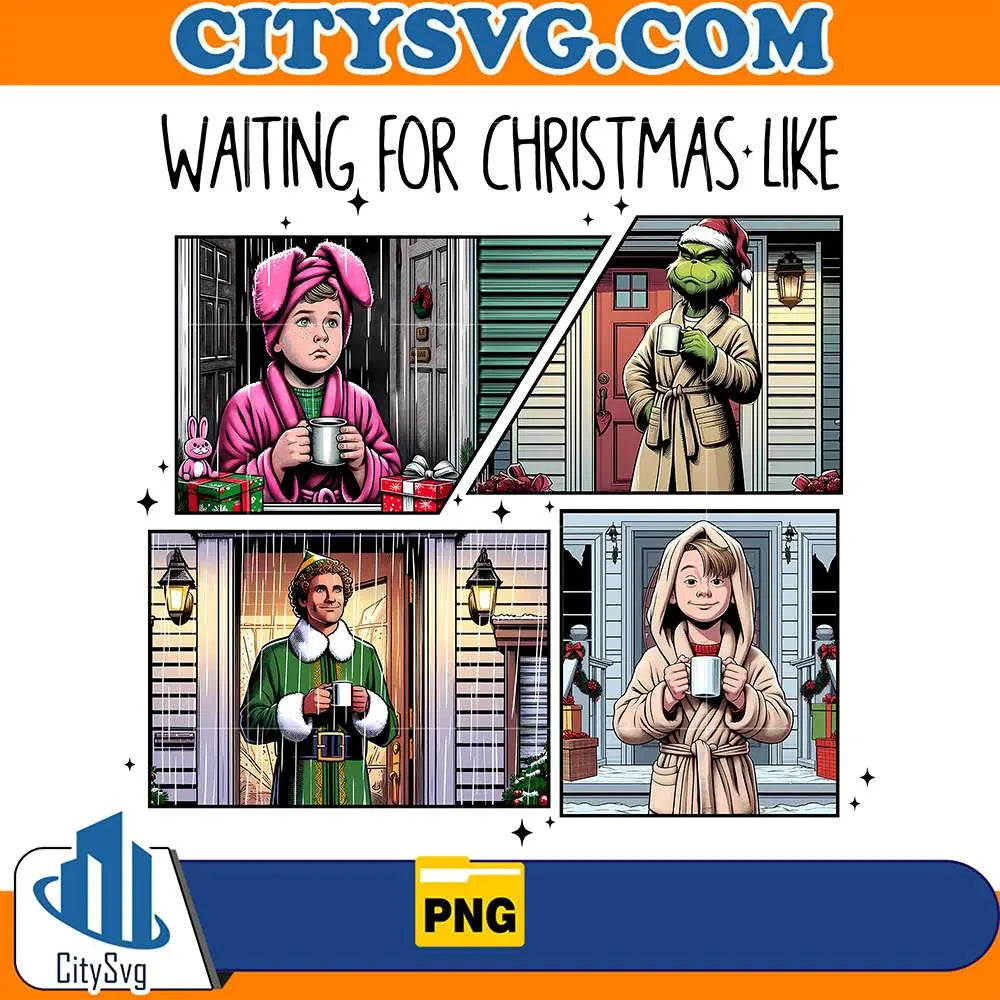 WaitingForChristmasMovieFriendsPng