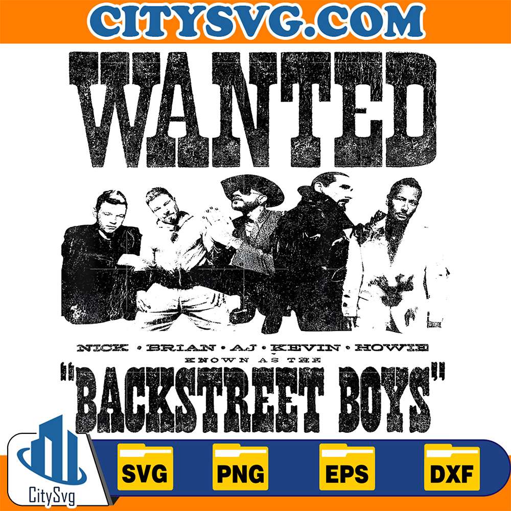 Wanted-Backstreet-Boys-Svg