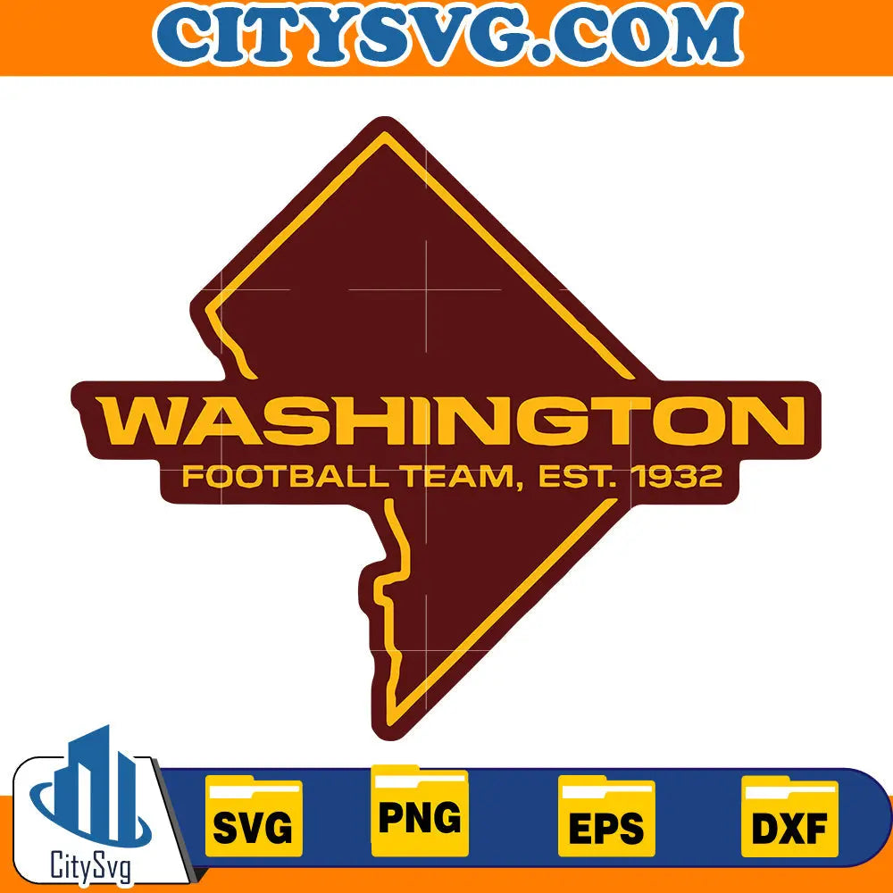 Washington Commanders Svg CitySvg