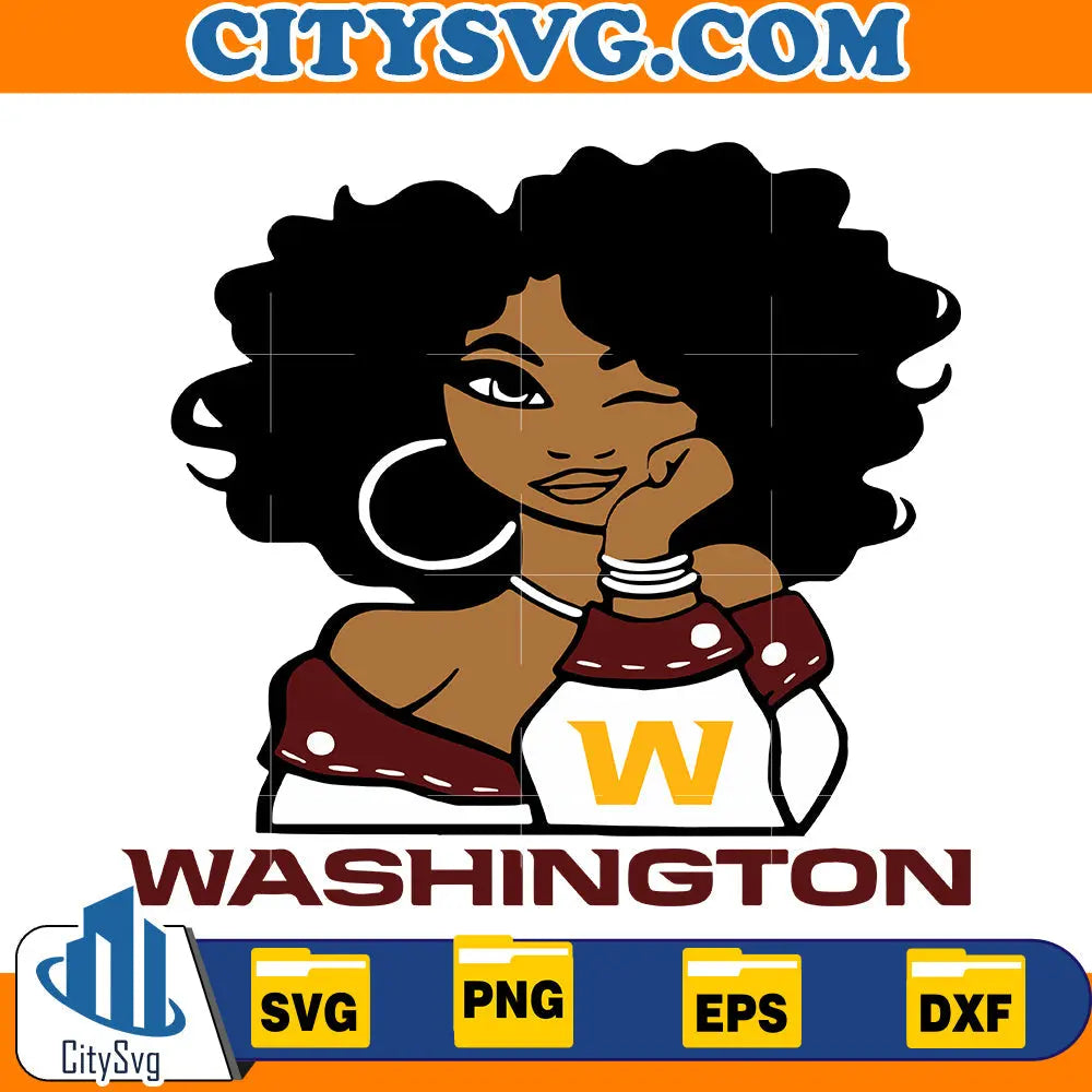 Betty Boop Washington Commanders Svg CitySvg