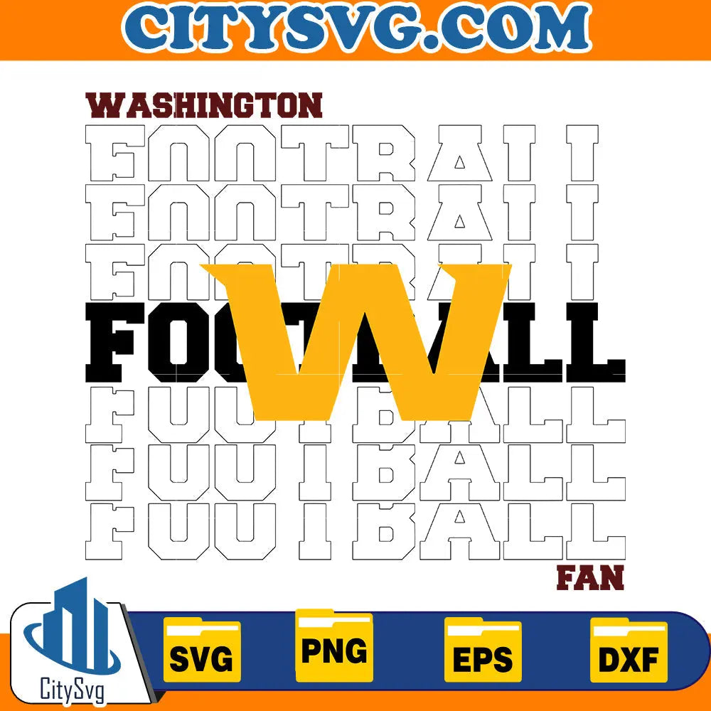 Washington Commanders Svg CitySvg