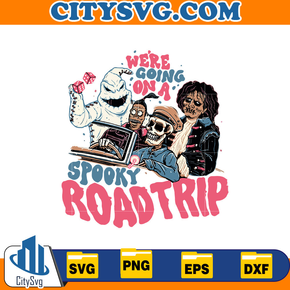 We're going on spooky roadtrip Svg CitySvg