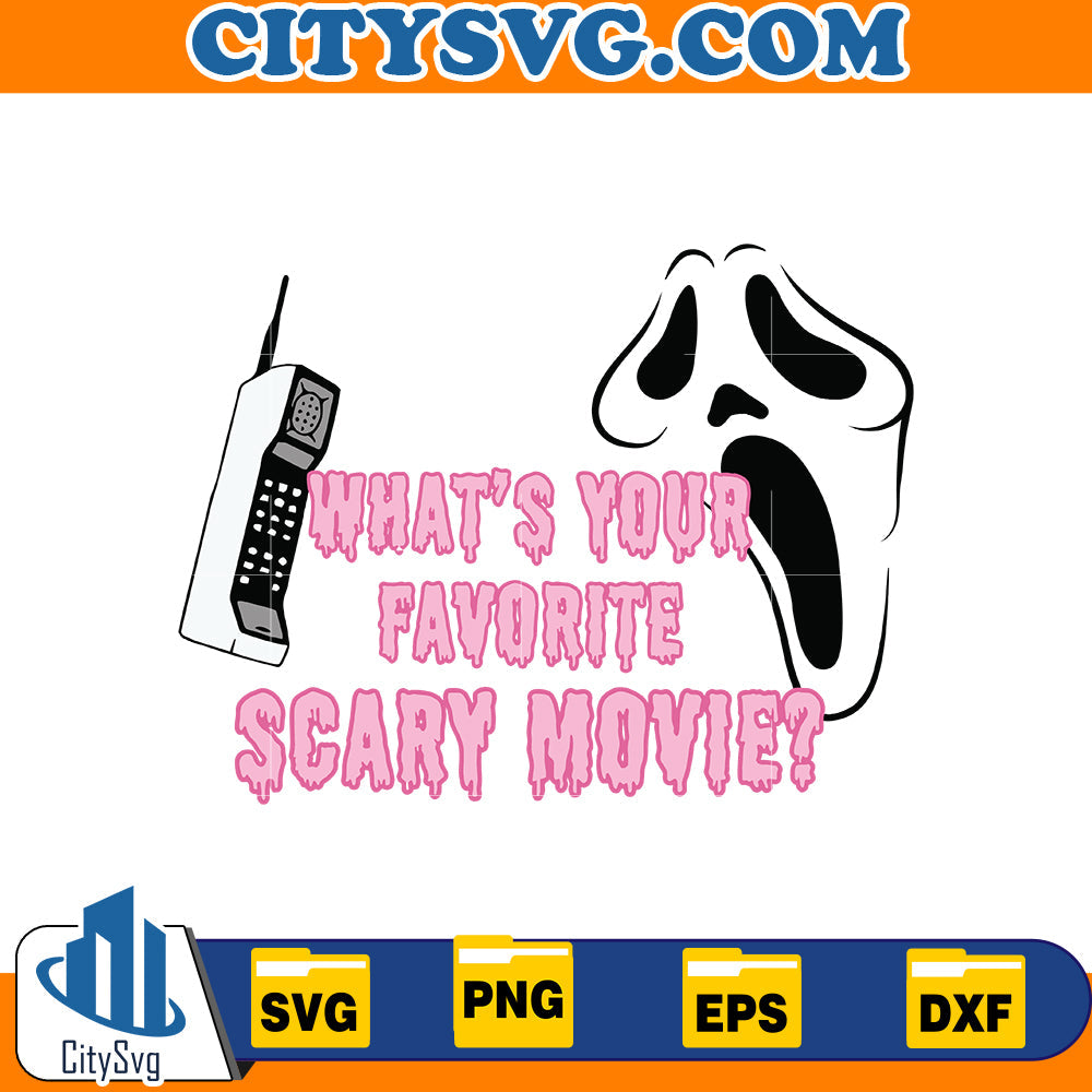 What's your favorite scary movie Svg CitySvg