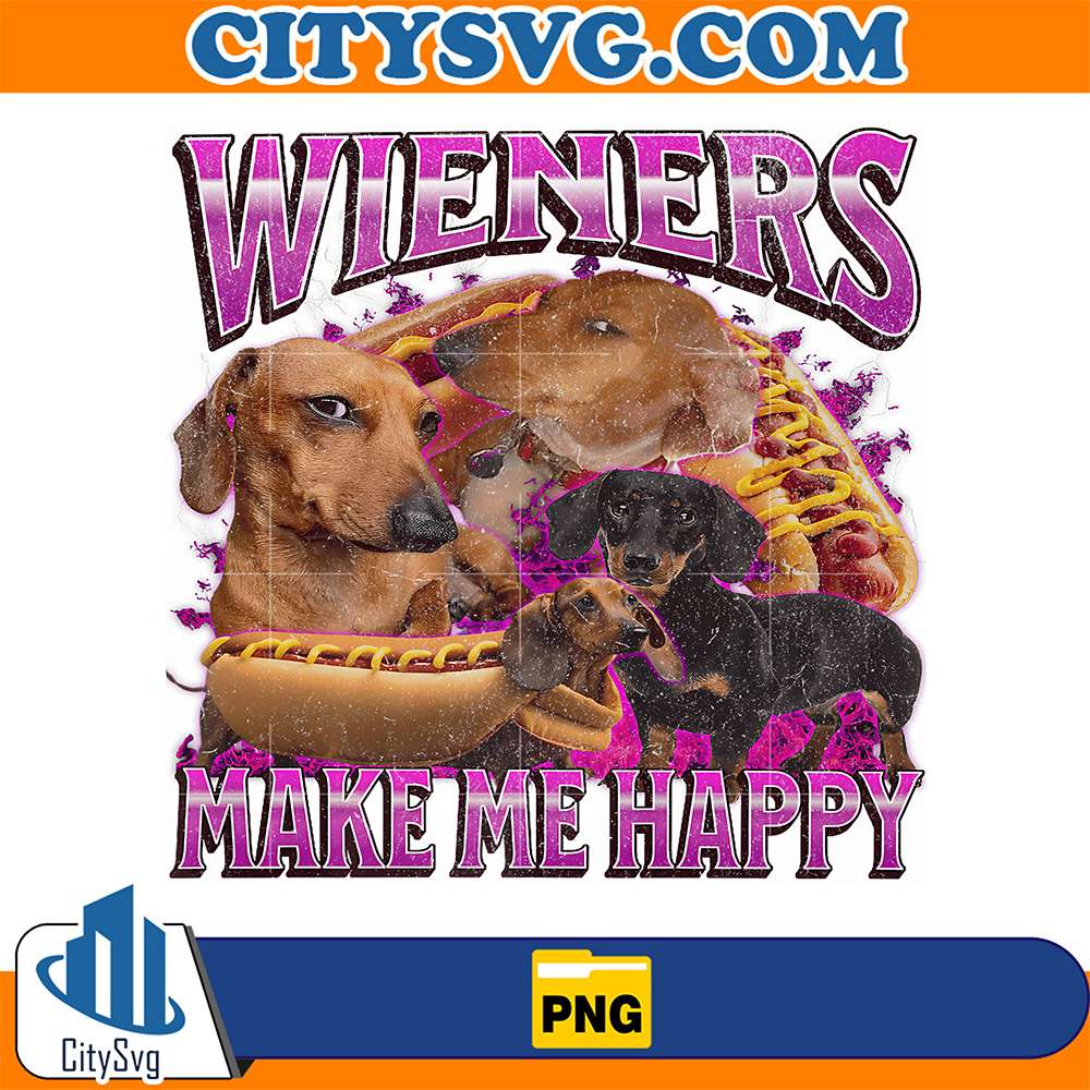 Wieners-Make-Me-Happy-Dachshund-Hot-Dog-Meme-Png