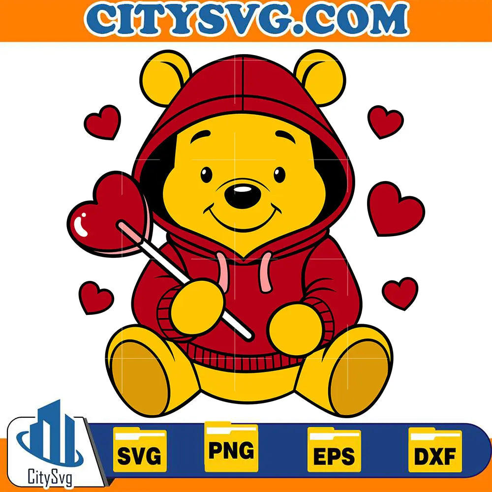 WinniethePoohCandyHeartSvg