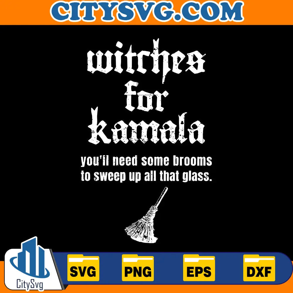 Witches for Kamala Svg CitySvg
