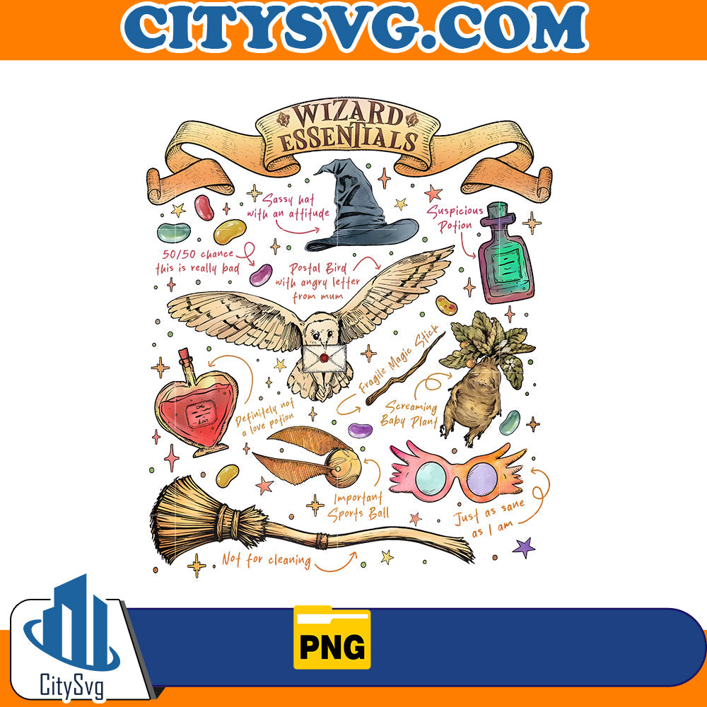 Wizard Essentials Png CitySvg