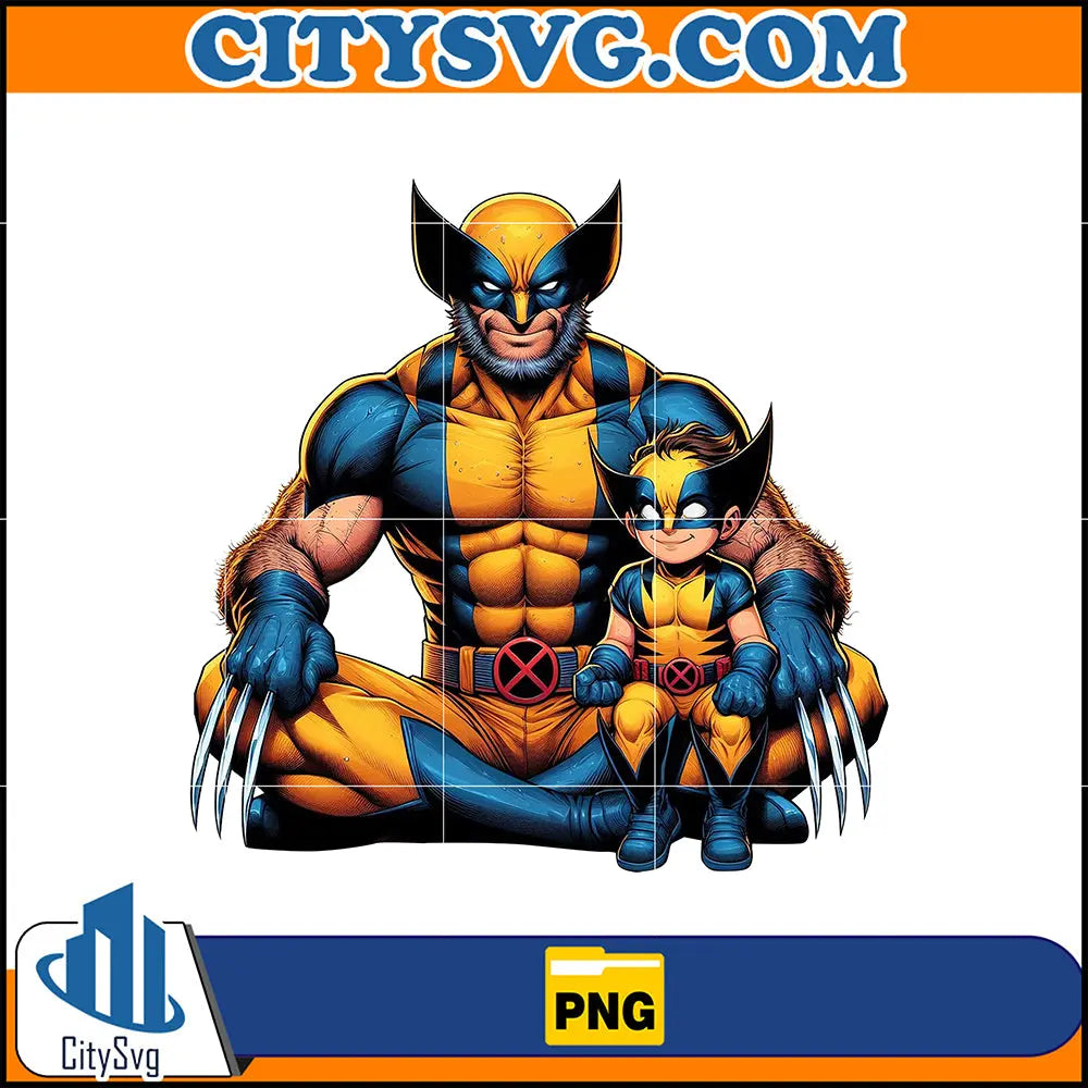 WolverineDadAndSonPng